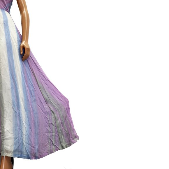 Muse by Christian CHENAIL dreamy Deep V Palazzo jumpsuit Halter neck Size 6 - Picture 6 of 6